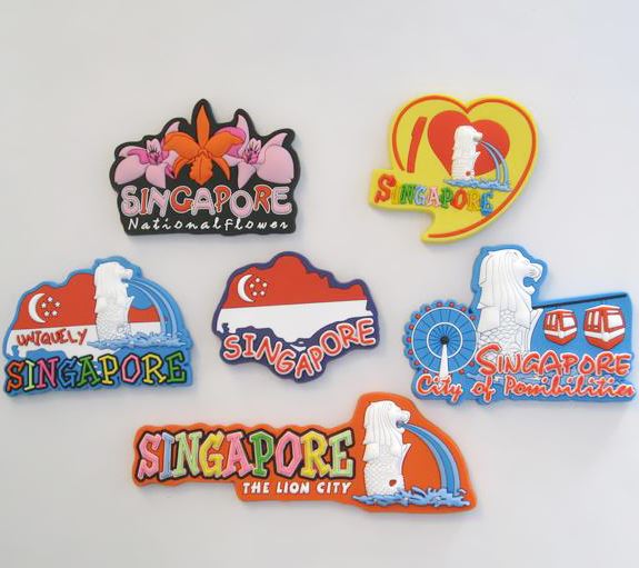 pvc rubber fridge magnets