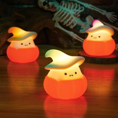 ハロウィーンタッチナイトライトシリコーンテーブルランプの変更