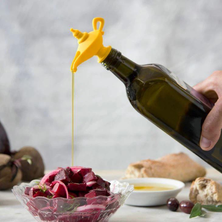 Magic Lamp Champagne Silicone Wine Bottle Stopper