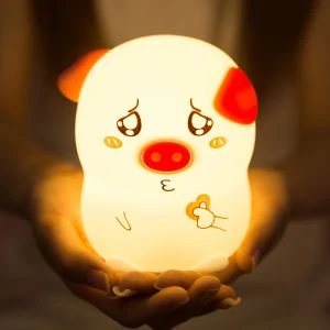 子供のための新しいLED充電式色変更シリコンナイトライト