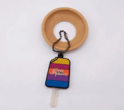 ポップ新しいアイテムソフトPVCラバーキーヘッドカバー