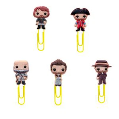 PVCお土産ペーパークリップブックマークデザイン