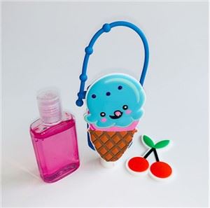 ポータブル子供シリコーンハンドサニタイザーボトルホルダーエコフレンドリーアウトドア旅行