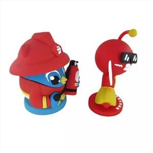 シリコーン ドール キー チェーン PVC キャラクター 3D キーホルダー